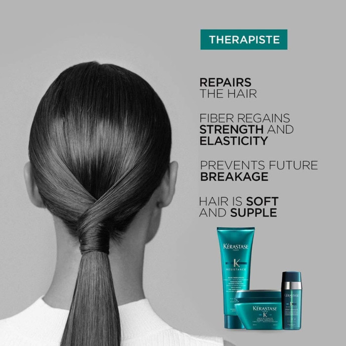 Kerastase Resistance Therapiste, Deep Repair Mask for Very Damaged & Over-Processed Hair - 200ml