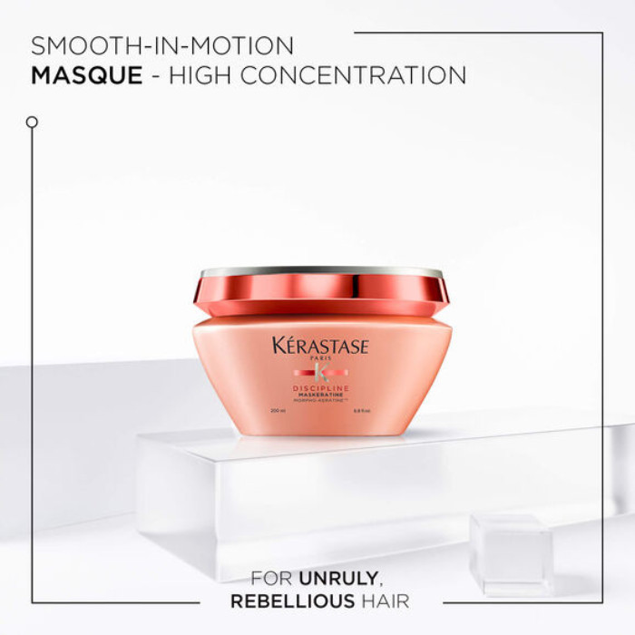 Kerastase Discipline Maskeratine Mask, Deep Smoothing Treatment for Thick, Frizzy and Unruly Hair - 200ml