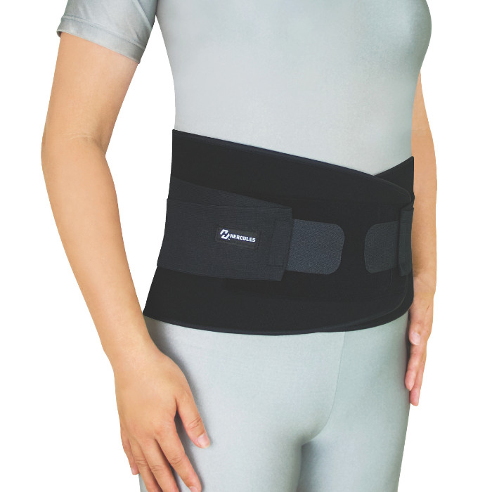 Hercules Adjustable Lumbar Support Brace ,Lower Back Pain Relief, Posture Support -Large/XL