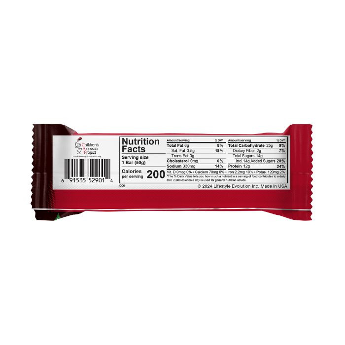 NuGo Dark Chocolate Pretzel Bar 50g, 12g Protein, Gluten Free, No Palm Oil, Pack of 12 pcs