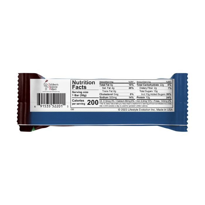 NuGo Dark Chocolate Almond Sea Salt Protein Bar 50g, 12g Vegan Protein, Gluten Free, Pack of 12 pcs