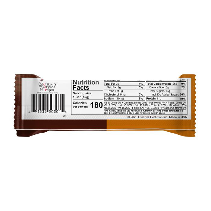 NuGo Original Peanut Butter Chocolate Protein Bar 50g, 11g Protein, Gluten Free Snack, Pack of 15 pcs