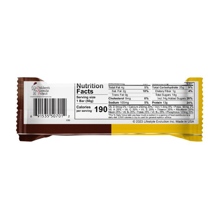 NuGo Original Banana Chocolate Protein Bar 50g, 13g Protein, Gluten Free, Real Milk Chocolate Snack, Pack of 15 pcs