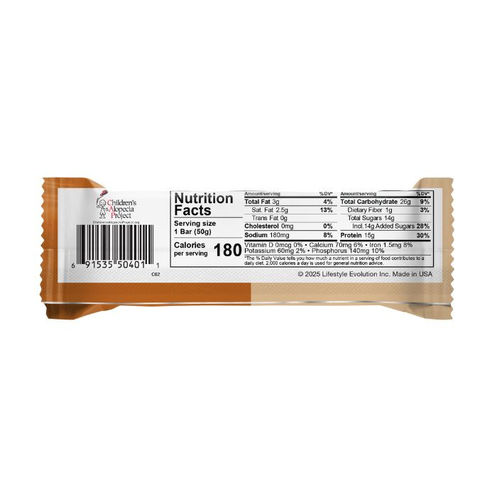 NuGo Original Dulce De Leche Bar 50g,15g Protein, Gluten Free Caramel-Inspired Crunchy Snack, Pack of 15 pcs