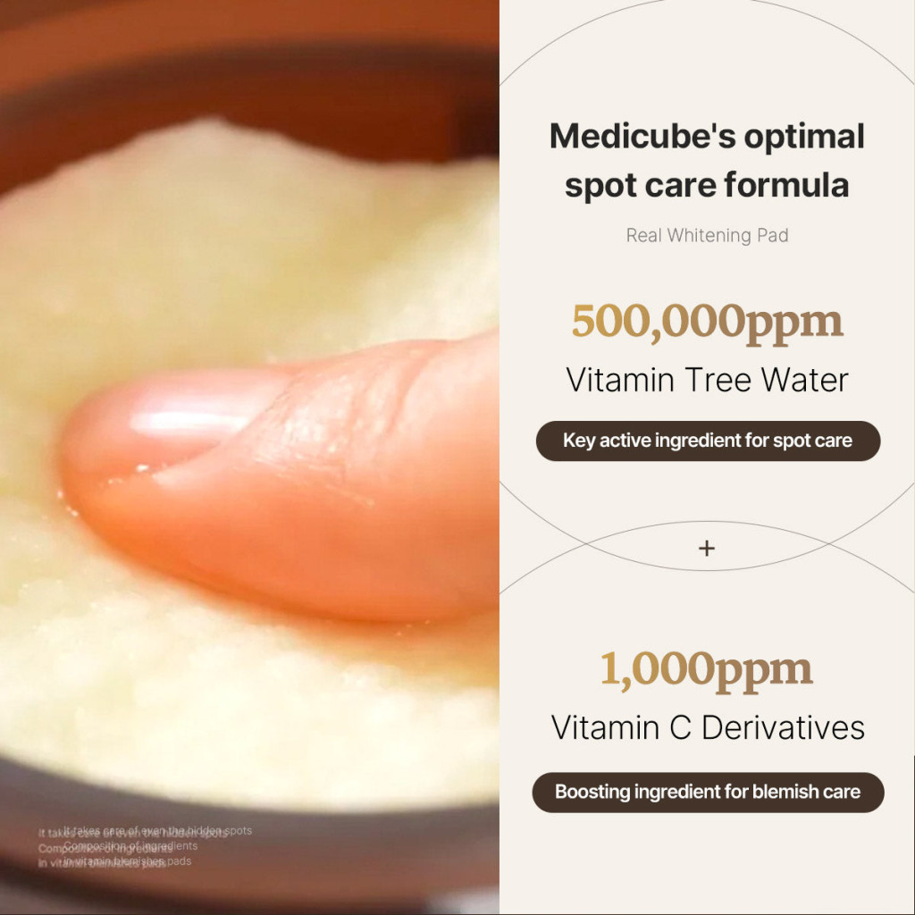 Medicube Deep Vita C Pad 150g, Vitamin C Brightening for Dark Spots and Acne Marks, 70 Pads