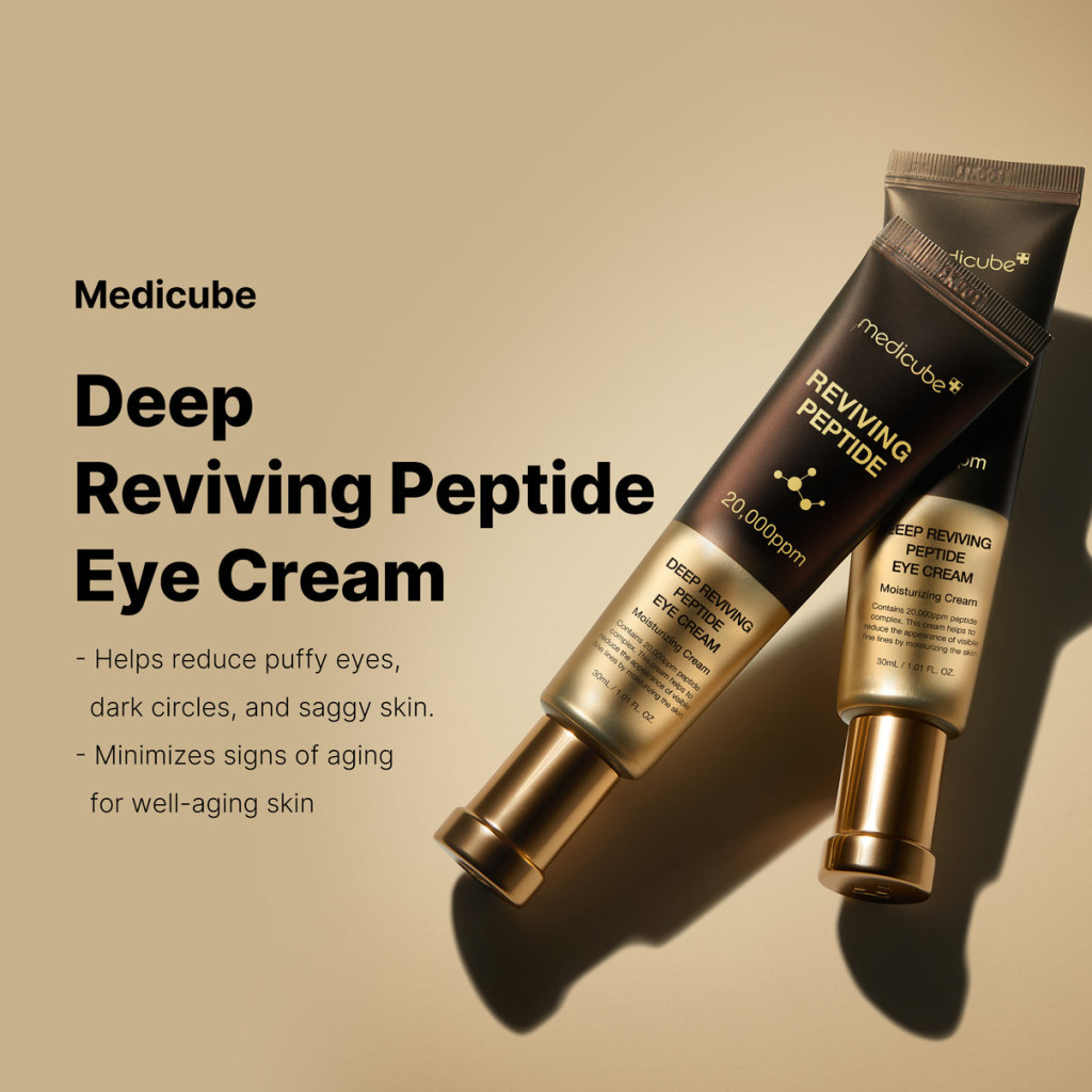 Medicube Deep Lifting Peptide Eye Cream, Peptide and Niacinamide Firming Care, 30ml