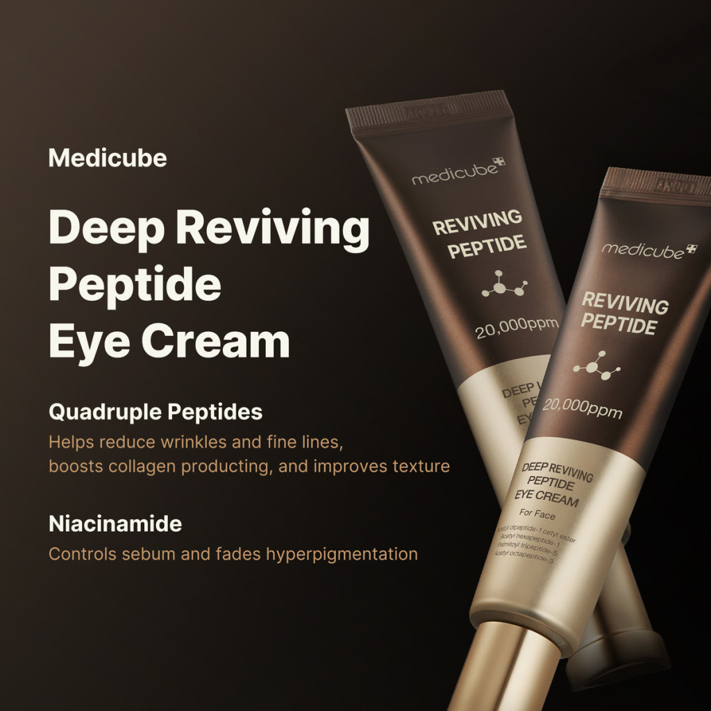 Medicube Deep Lifting Peptide Eye Cream, Peptide and Niacinamide Firming Care, 30ml