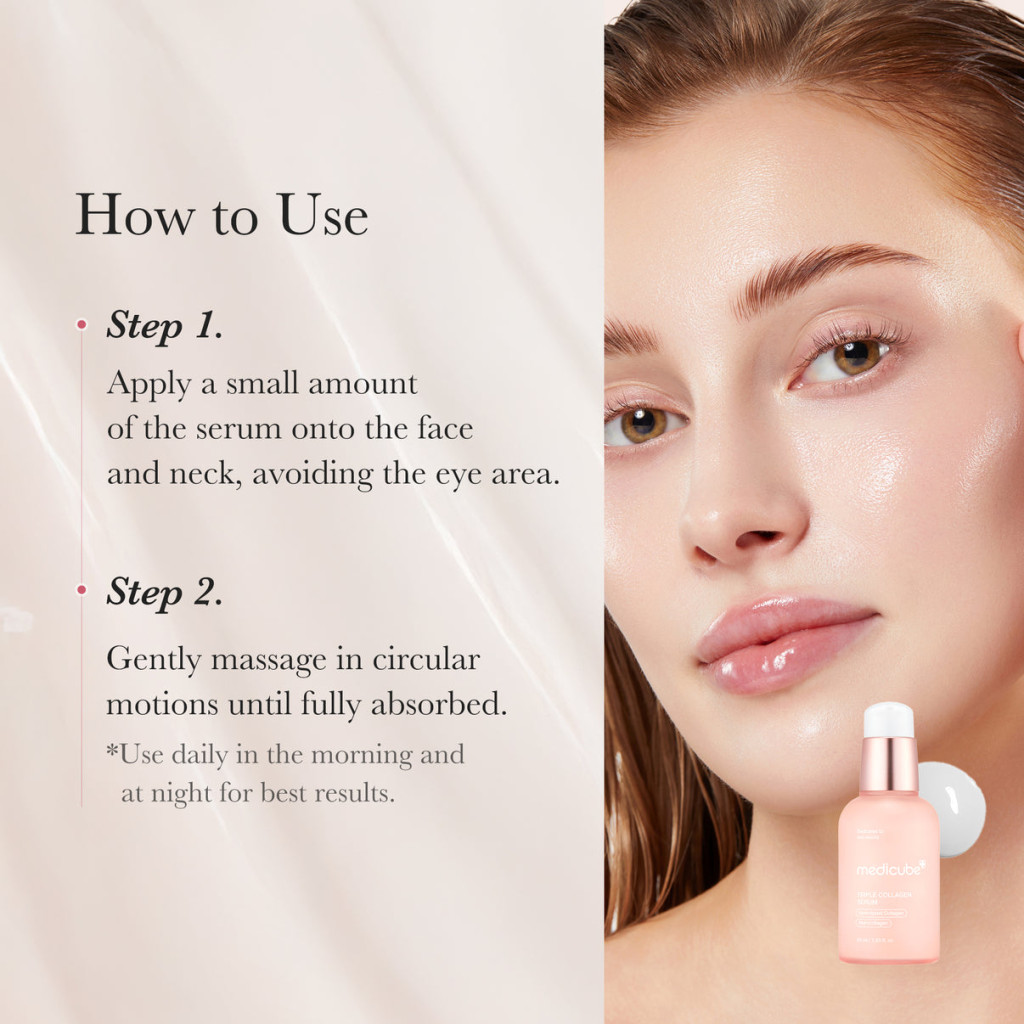 Medicube Triple Collagen, Glass Glow, Firming and Elasticity Boost Serum, 55ml