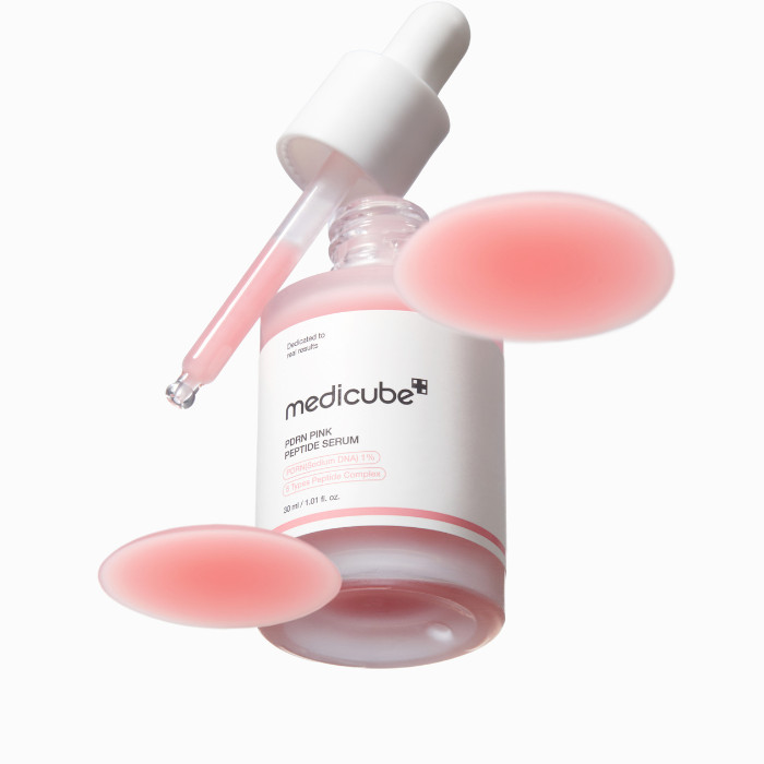 Medicube PDRN Pink Peptide Glow Serum, Anti-Aging, Elasticity Boost and Brightening, 30ml