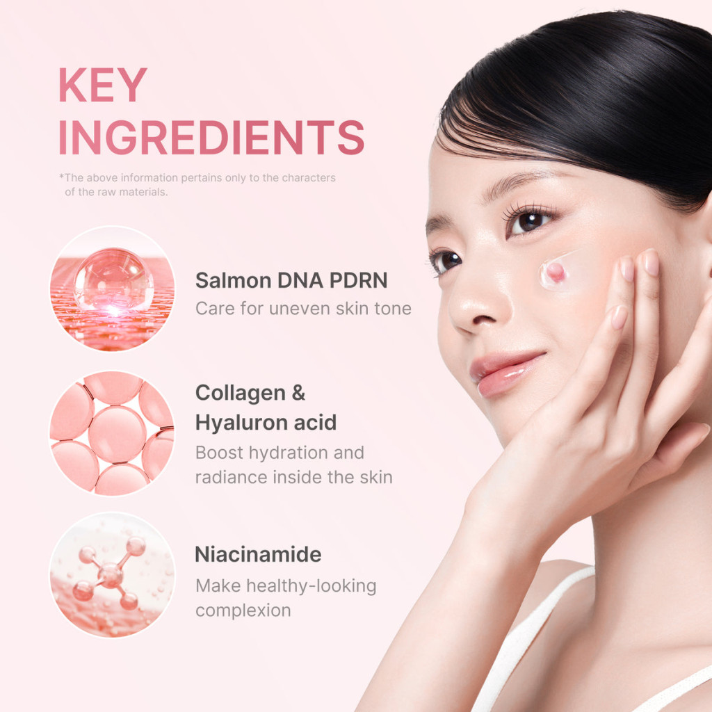 Medicube PDRN Pink Collagen Capsule Cream, Brightening, Firming and Glass Glow Moisturizer, 55g
