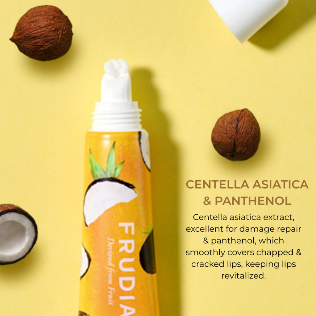 Frudia Coconut Honey Salve Cream, Ultra-Rich Healing Treatment for Dry, Cracked, Damaged Lips, 10g