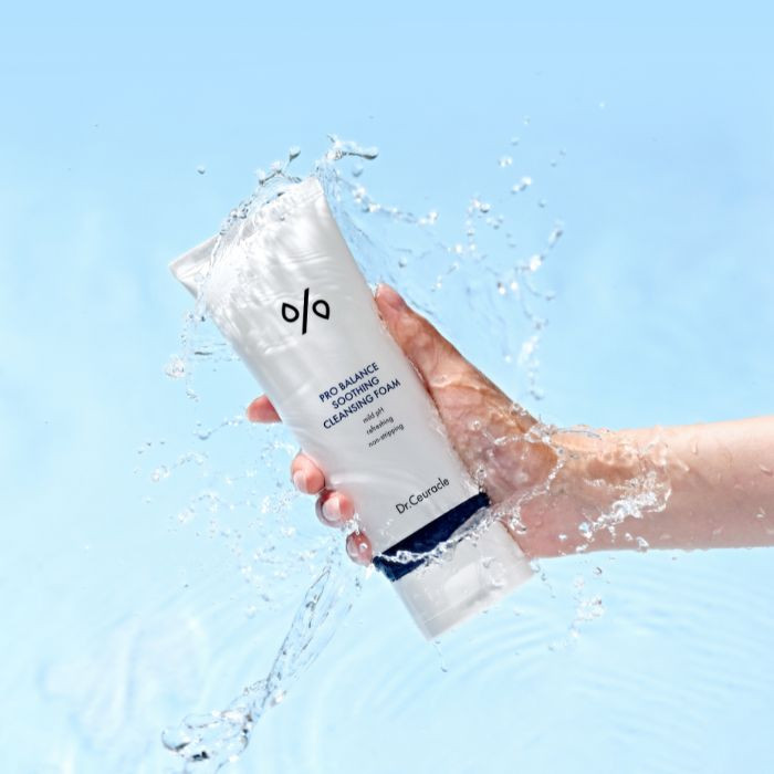 Dr. Ceuracle Pro Balance Soothing, Mild pH Gel-to-Foam Cleanser for Sensitive Skin, 150ml