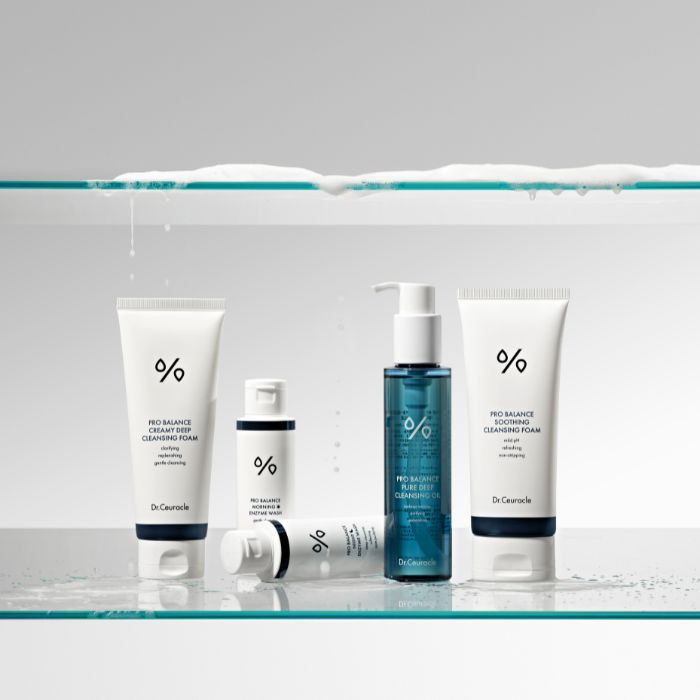 Dr. Ceuracle Pro Balance Soothing, Mild pH Gel-to-Foam Cleanser for Sensitive Skin, 150ml