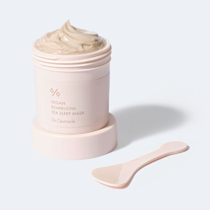 Dr. Ceuracle Vegan Kombucha Tea Sleep Mask, Overnight Hydration and Skin Renewal, 100g