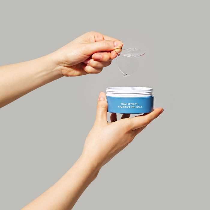 Dr. Ceuracle Hyal Reyouth Hydrogel Eye Mask 90g, Deep Hydration and Refreshing Under-Eye Care, 60pcs