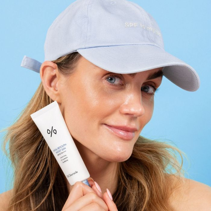 Dr. Ceuracle Hyal Reyouth Moist Sun (SPF50+) Hydrating Sunscreen and UV Protection, 50ml