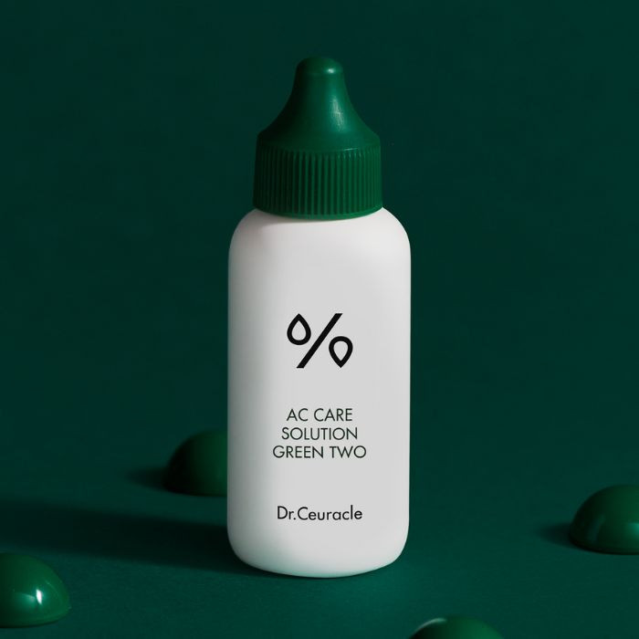 Dr. Ceuracle AC Cure Solution Green Two, Soothing and Moisturizing Care for Acne-Irritated Skin, 50ml