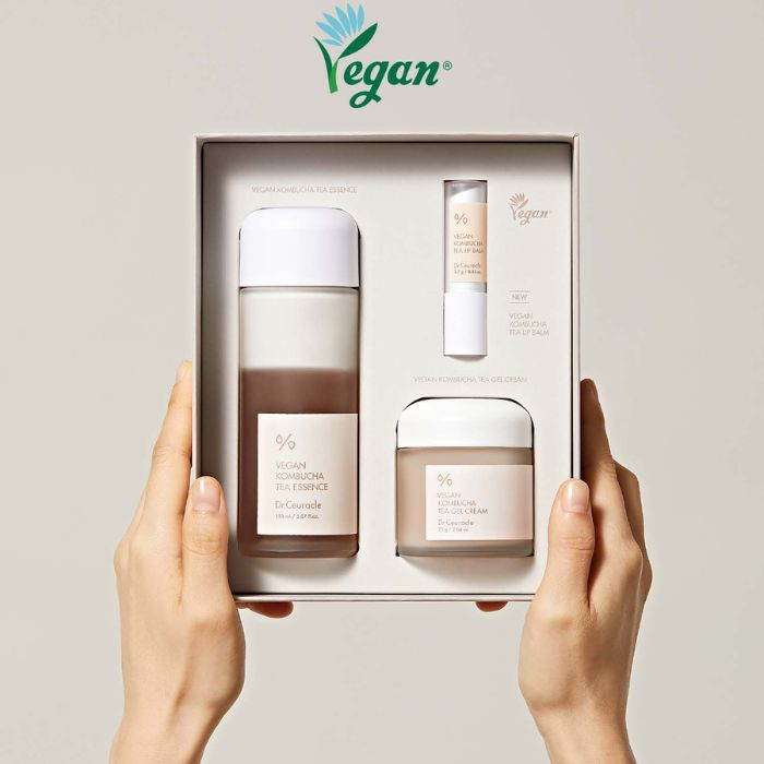 Dr. Ceuracle Vegan Kombucha Tea Special Set, Deep Hydration and Nourishing Skincare Kit
