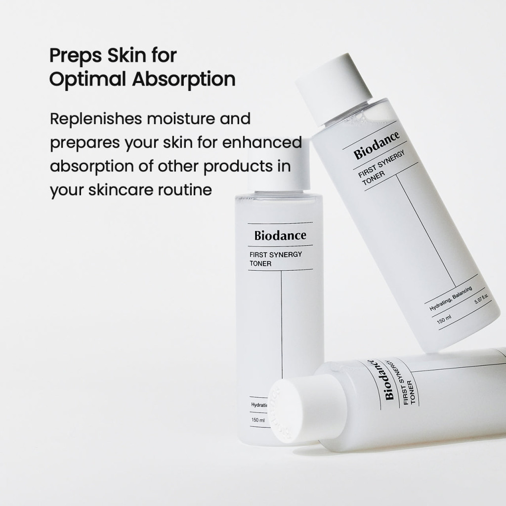 Biodance First Synergy Toner, Hydration Boosting Toner for pH Balance and Skin Prep, 150ml