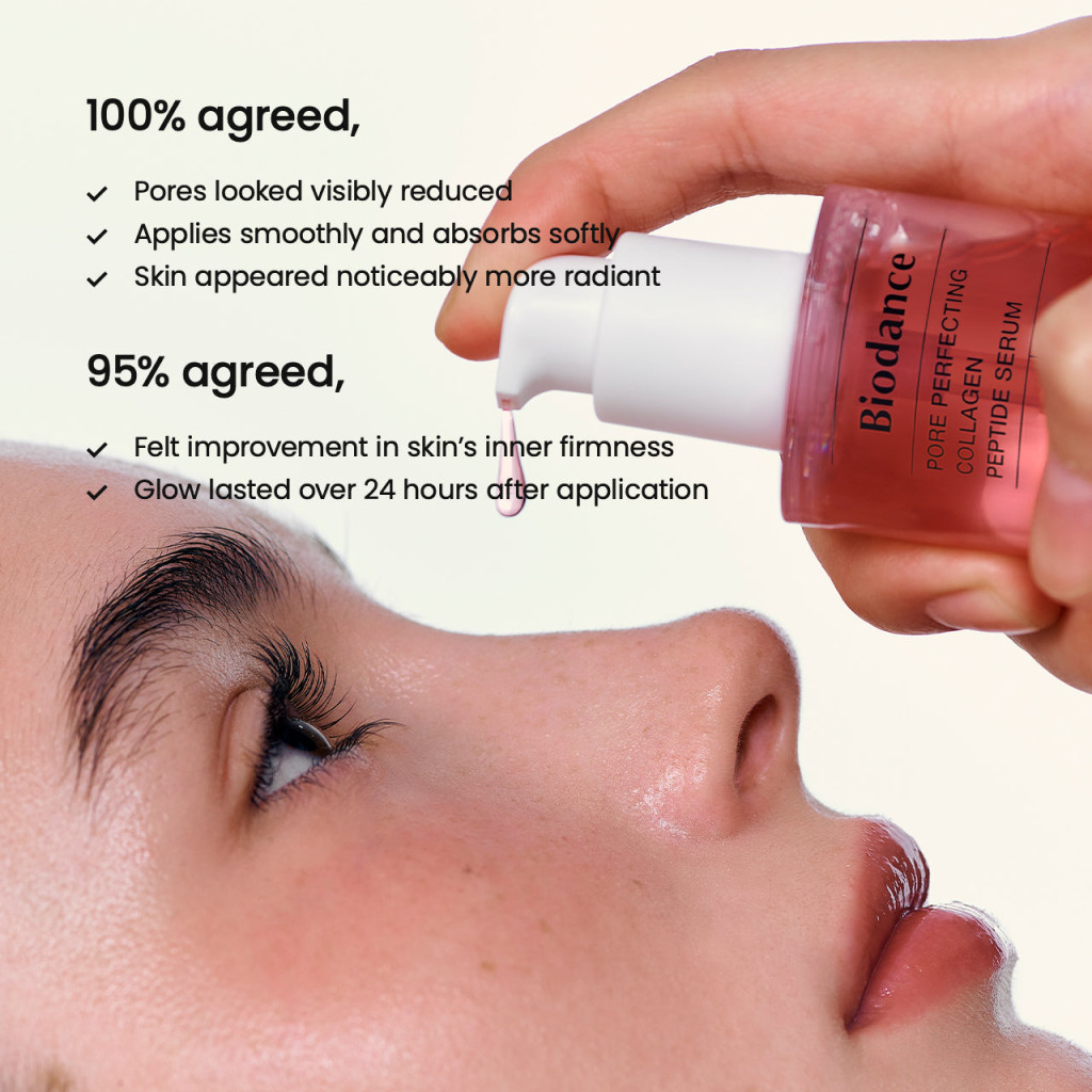 Biodance Pore Perfecting Collagen Peptide Serum, Firming, Pore Refining and Glow Care, 30ml