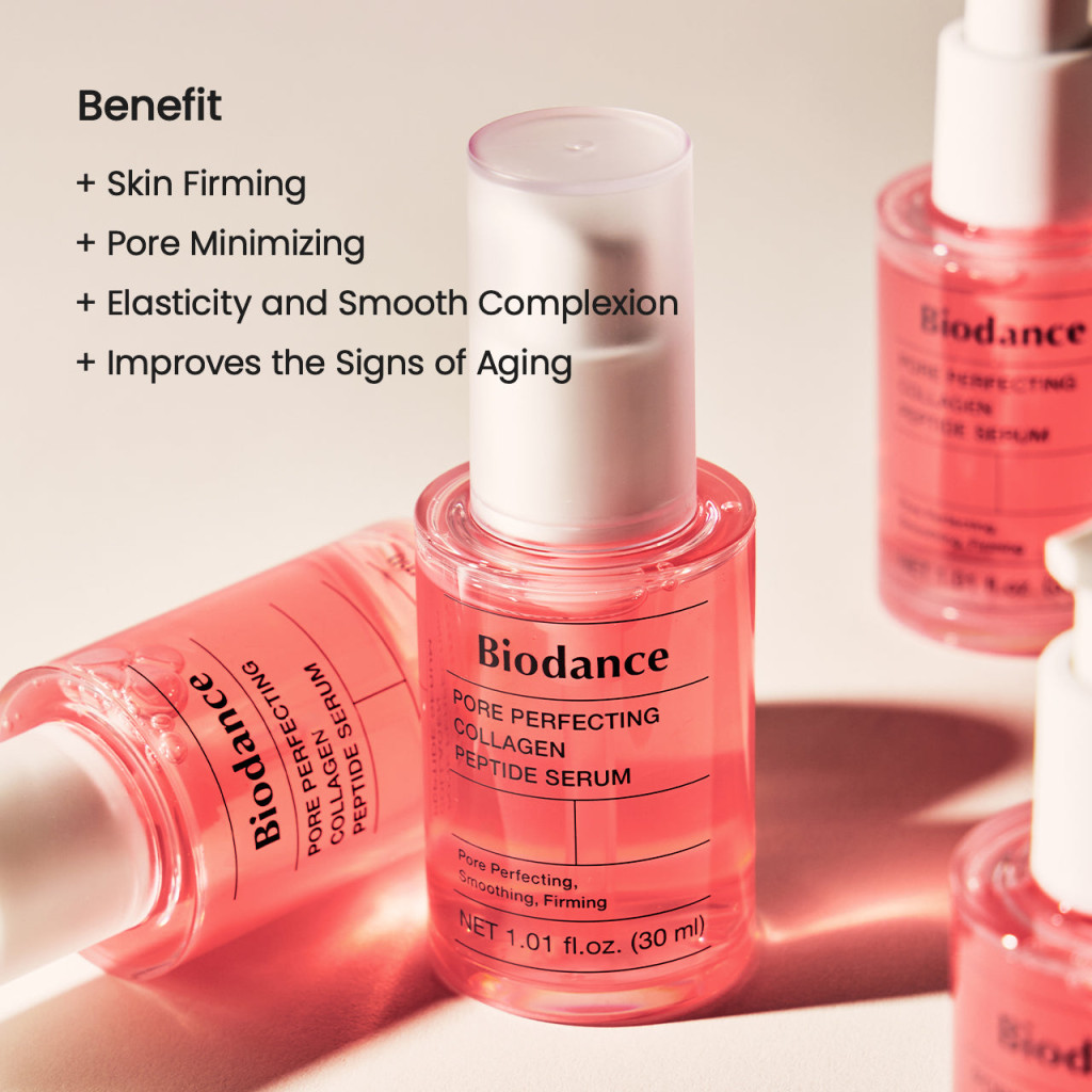 Biodance Pore Perfecting Collagen Peptide Serum, Firming, Pore Refining and Glow Care, 30ml