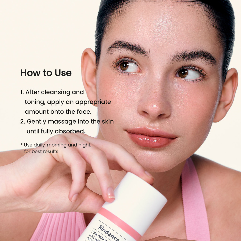 Biodance Pore Perfecting Collagen Peptide Cream, Firming, Pore Refining and Plumping Care, 50ml