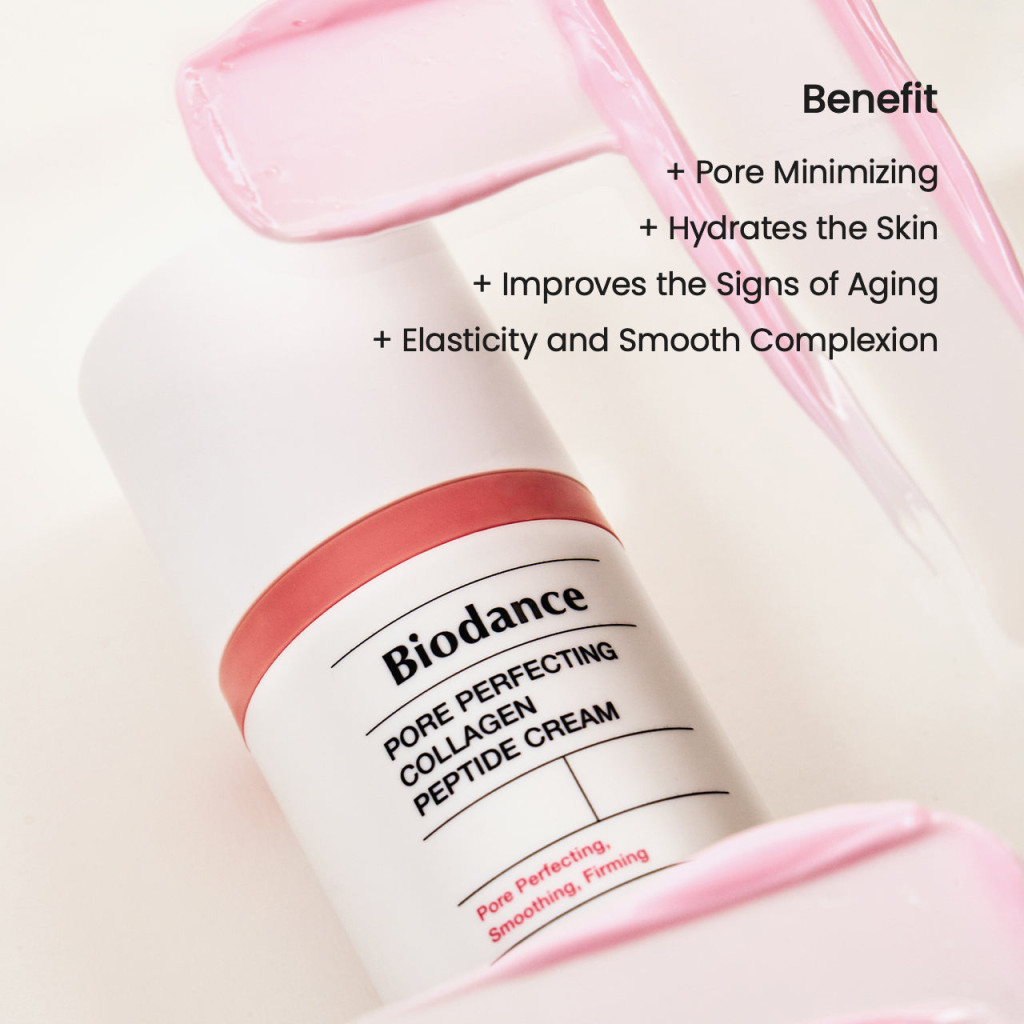 Biodance Pore Perfecting Collagen Peptide Cream, Firming, Pore Refining and Plumping Care, 50ml