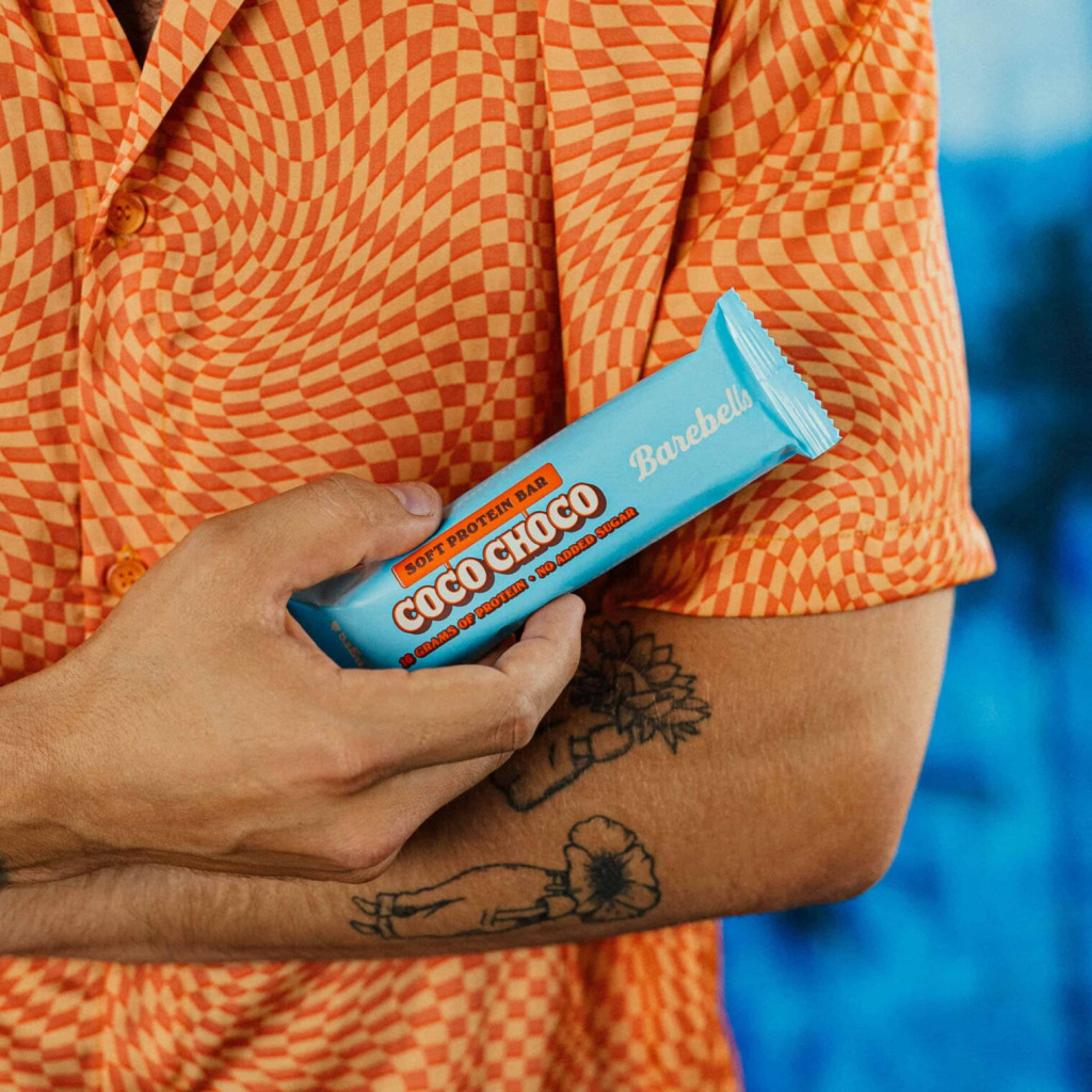 Barebells Soft Protein Bar Coco Choco 55g, 16g Protein, No Added Sugar, Pack of 12