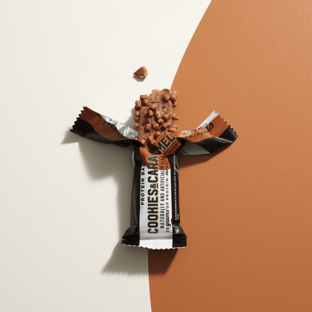 Barebells Protein Bar Cookies and Caramel 55g, High Protein, No Added Sugar, Pack of 12