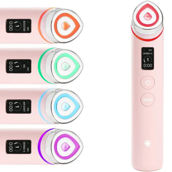 Medicube AGE-R Booster Pro Facial Device Pink – Advanced Microcurrent Lifting, Firming & Radiance Booster