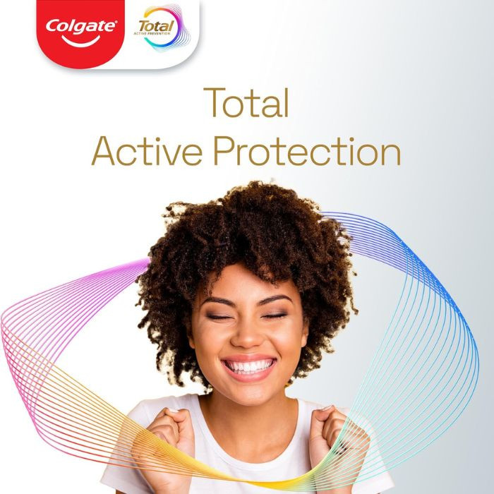 Colgate Total Active Protection Whitening Toothbrush, Pack of 2