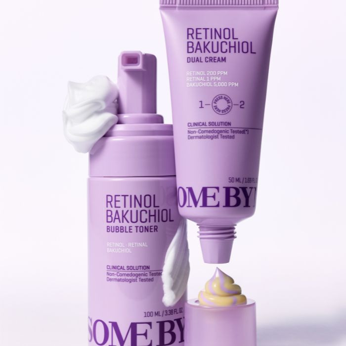 Some By Mi Retinol Bakuchiol Bubble Toner, Pore Refining, Anti-Aging & Skin Smoothing Microbubble Toner, 100ml
