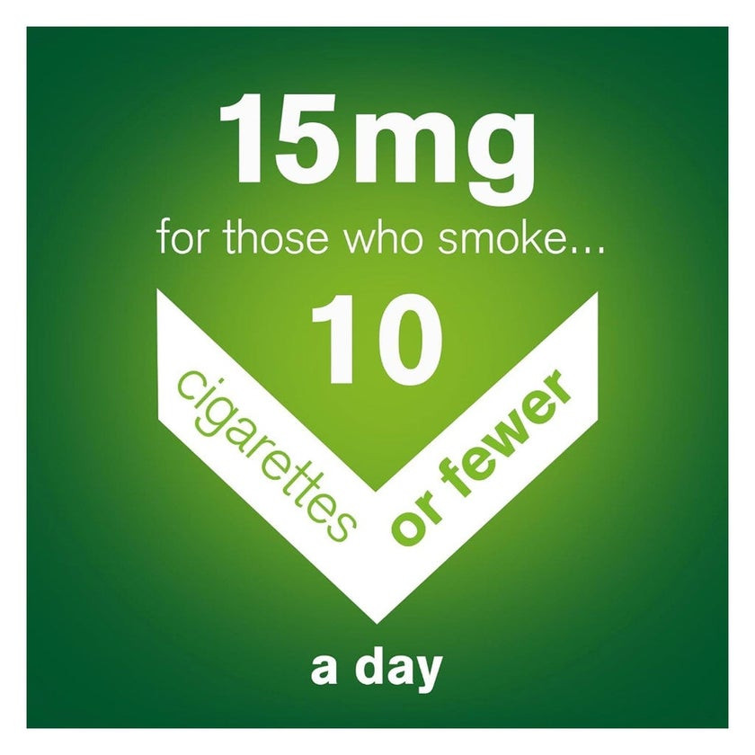 Nicorette 15mg Invisipatch Step 2 ,Transparent Nicotine for Smoking Reduction, 7 Patches