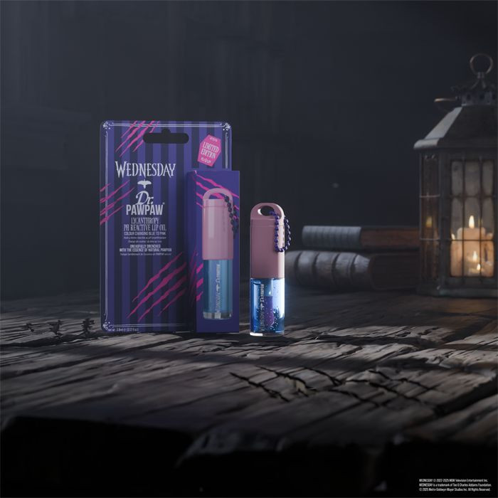 Dr. PawPaw Wednesday Lycanthropy Reactive, pH-Activated Color-Changing Lip Oil, 3ml