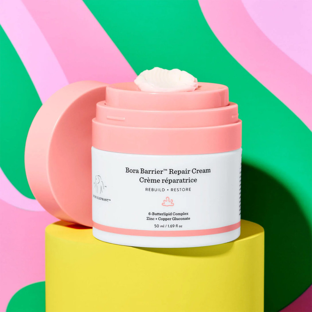 Drunk Elephant Bora Barrier Repair Cream, Ultra-Rich Moisturizer for Dry and Compromised Skin, 50ml