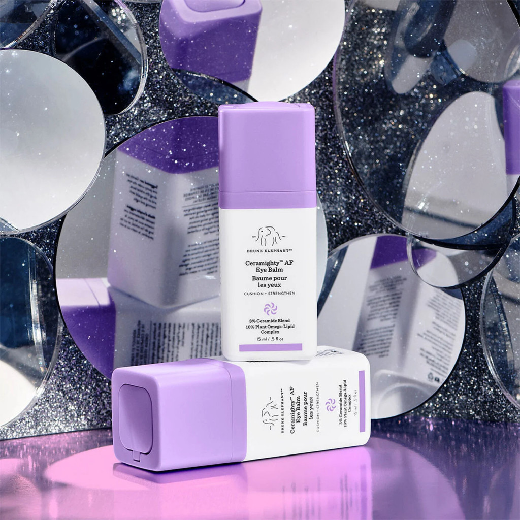 Drunk Elephant Ceramighty AF Eye Cream, Barrier-Repair Ceramide Moisturizer, 15ml