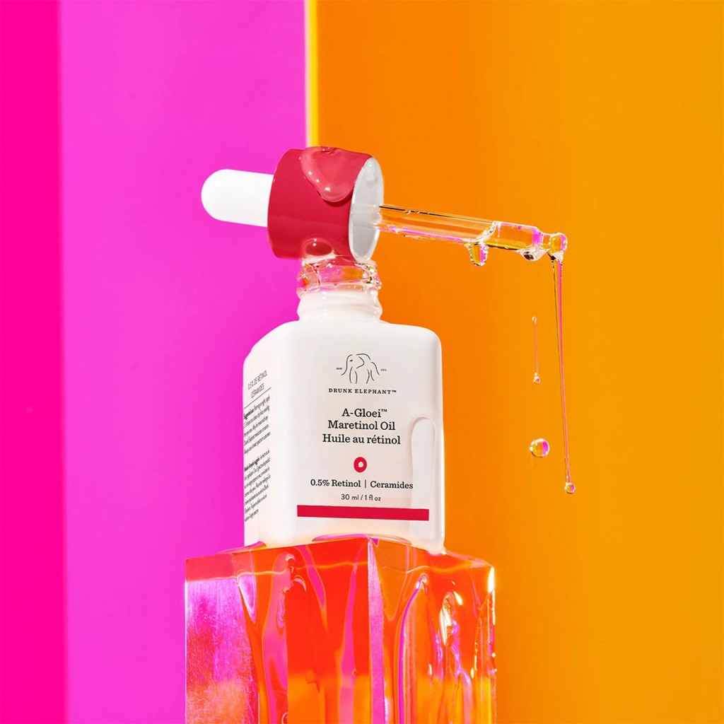 Drunk Elephant A-Gloei Marula + Retinol, Radiance-Boosting Facial Oil, 30ml