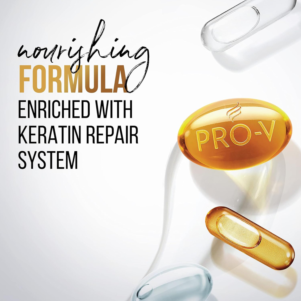 Pantene Pro-V Anti Hair Fall Shampoo for Strengthened Hair, 390ml Pack of 2