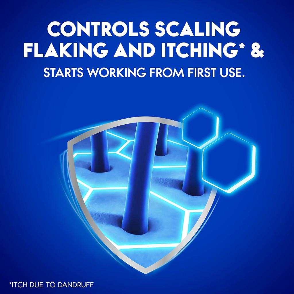 Head & Shoulders Menthol Fresh Anti-Dandruff Shampoo, 375ml Pack of 2