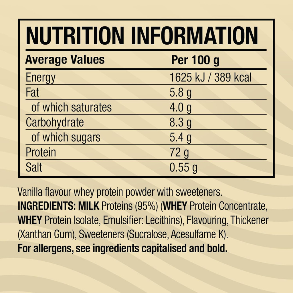 Cellucor C4 Whey Protein Powder Vanilla Bean, Fast-Digesting for Muscle Recovery, 759g