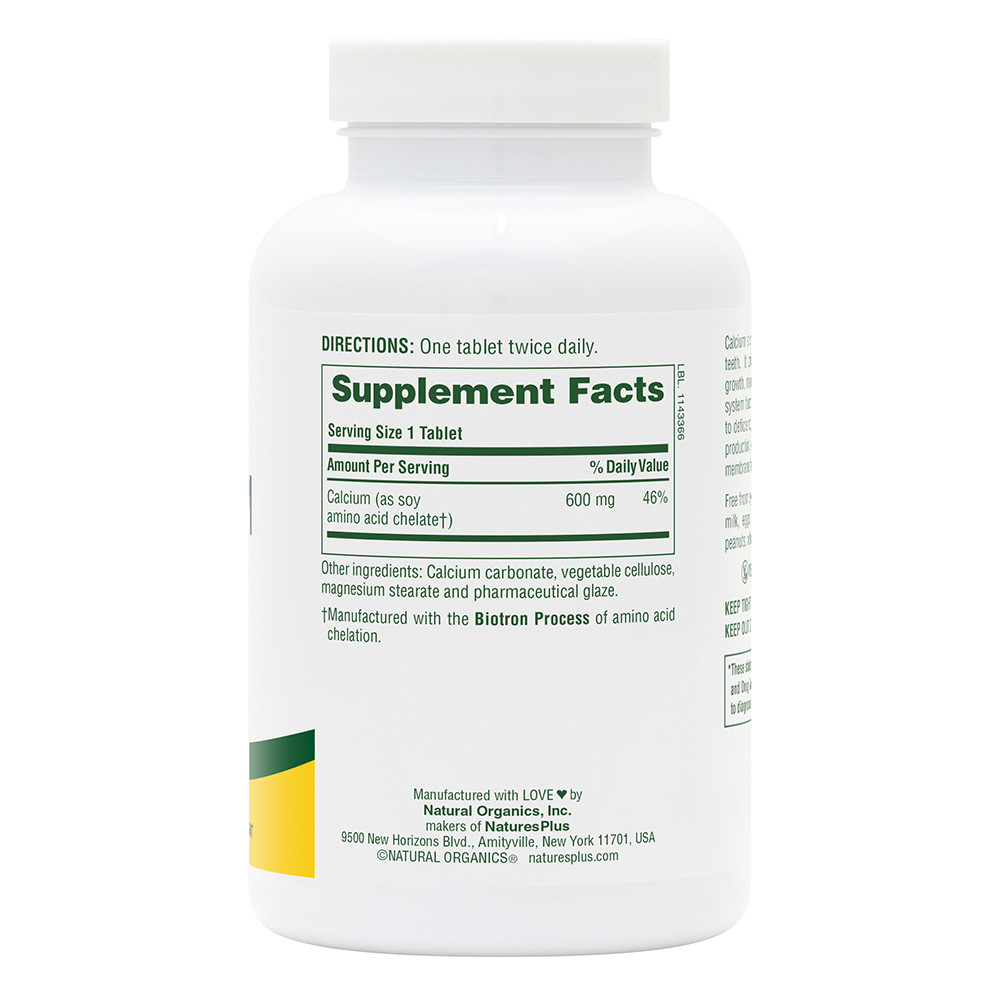 Natures Plus Calcium 600 mg Elemental 90's