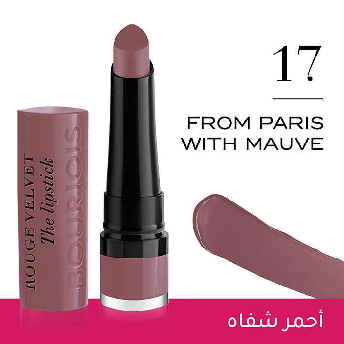 Bourjois Rouge Velvet The Lipstick 17 From Paris With Mauve