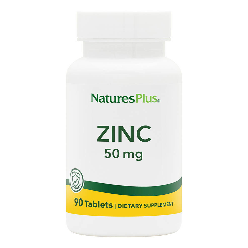 Buy Natures Plus Zinc 50 mg Biotron Amino Acid Chelate 90 Tablets