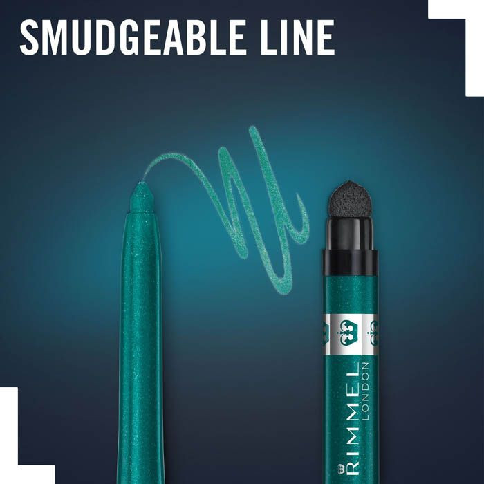 Rimmel Exaggerate Auto Eyeliner Emerald Sparkle