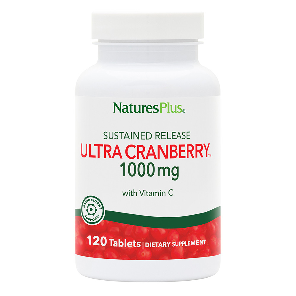Buy Natures Plus Ultra Cranberry 1000 Sustained Release 60 Tablets