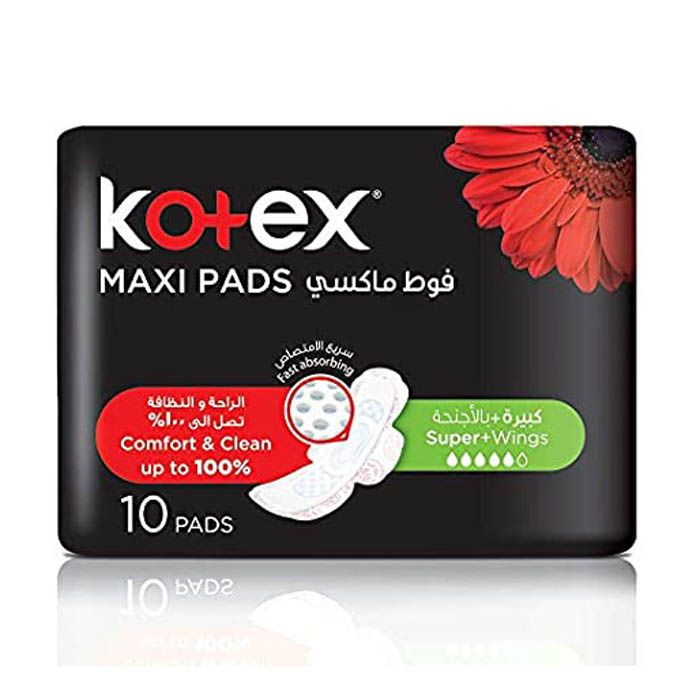 Buy Kotex Maxi Pads 10's Life Pharmacy