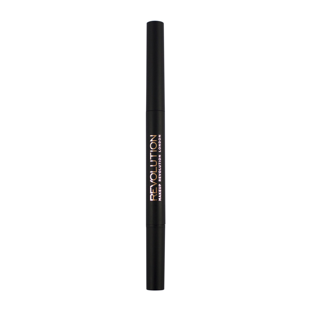 Makeup Revolution Duo Brow Pencil - Medium Brown
