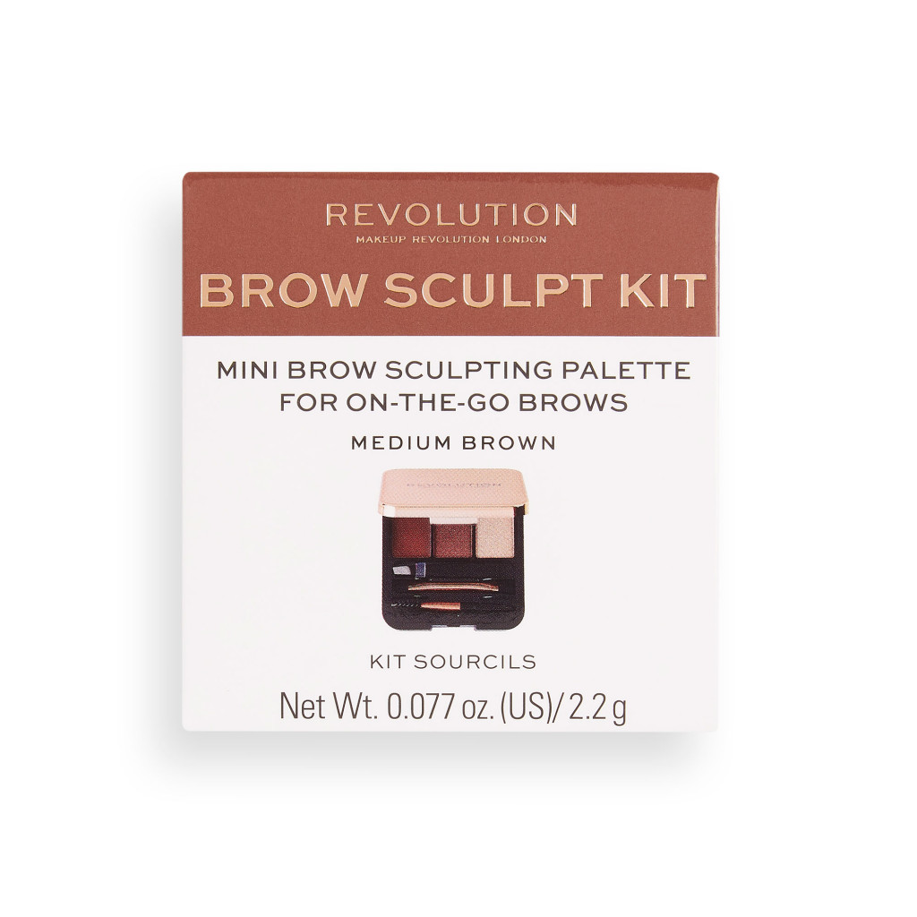 Revolution Brow Sculpt Kit - Medium Brown