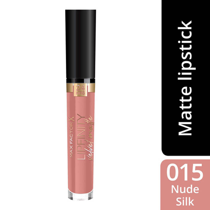 Max Factor Lipfinity Velvet Matte Liquid Lipstick 015 Nude Silk