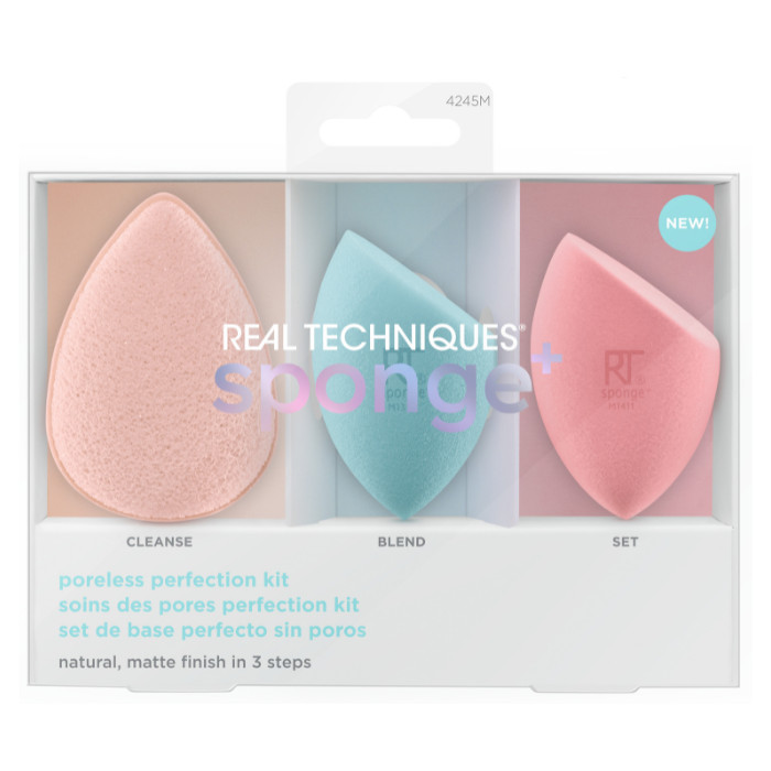Real Techniques Pro Sponge+ Poreless Perfecting Kit